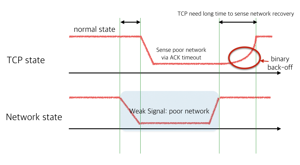 TCP Connection Recovery After Network Blackout